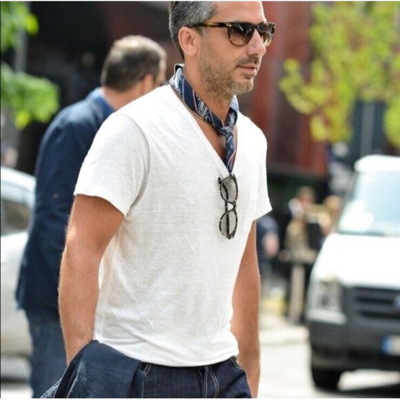 Bandanas Pack of 5 Black Paisley Classic Style Unisex Hair Wrist Accessory Biker - Picture 12 of 15